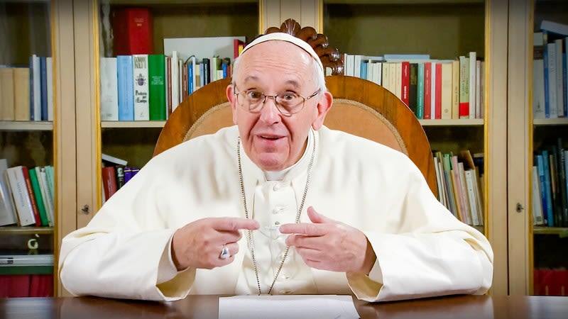 El Papa Francisco durante una charla TED